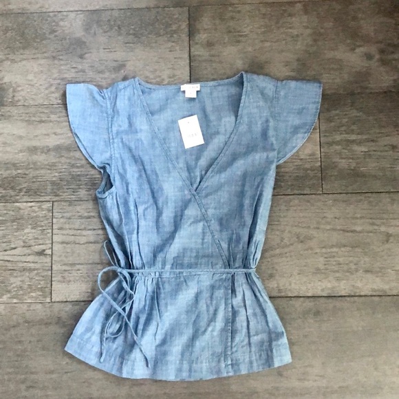J. Crew Tops - J.Crew woman’s denim blouse